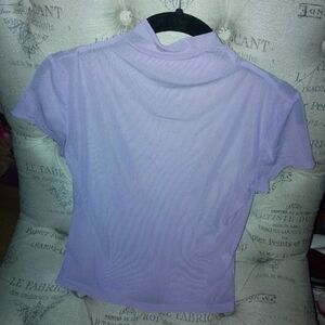 Lavender Mesh Shirt